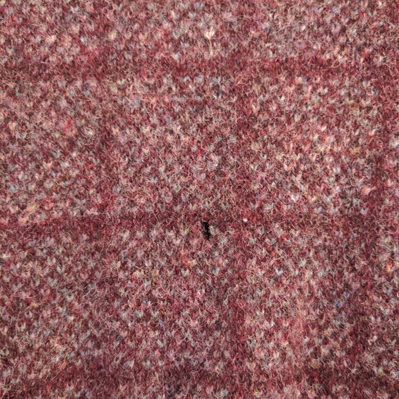 Knights Bridge Women's Pullover Knit Sweater Red Check Medium Crew Neck Vintage - Picture 5 of 12